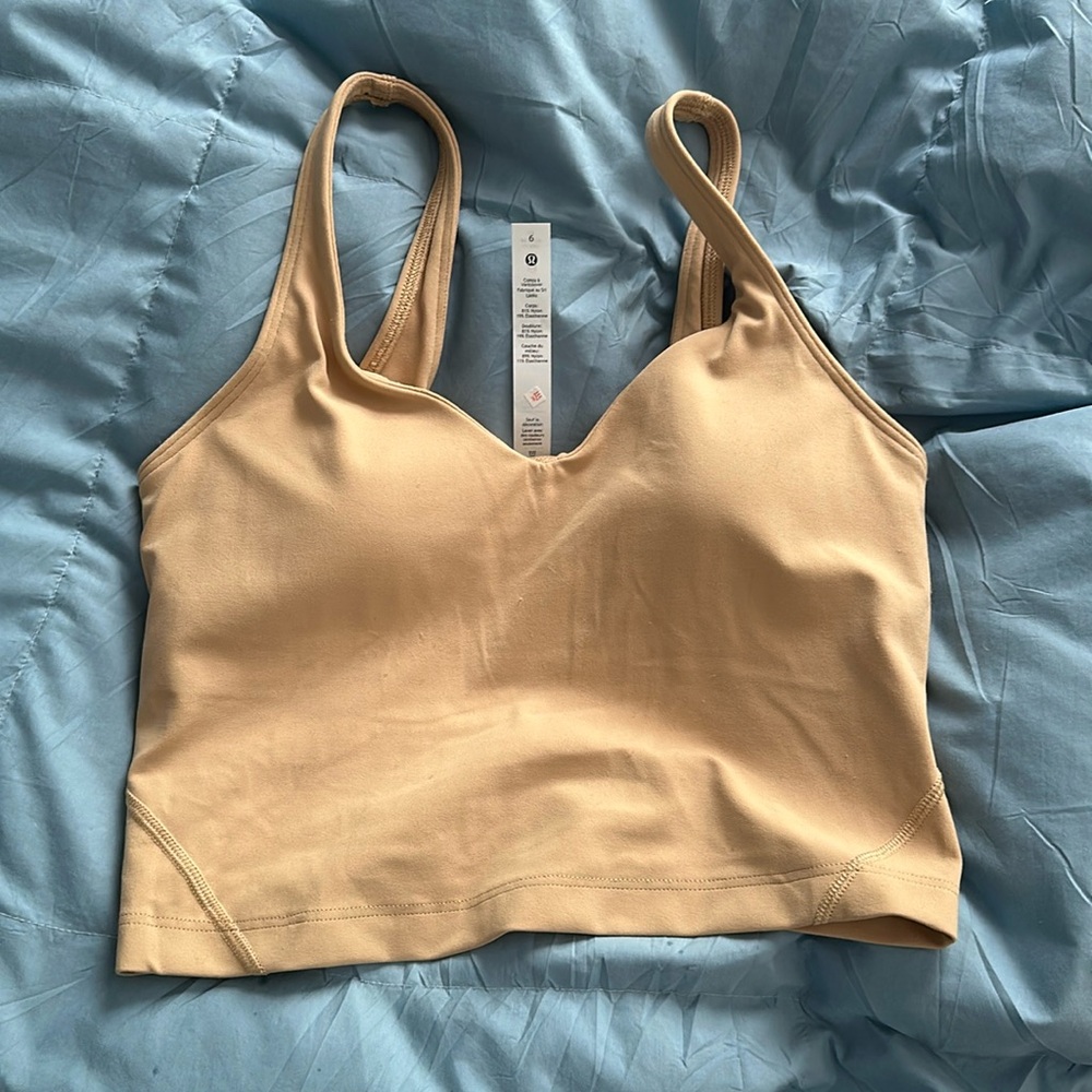 Lululemon align tank! Never been worn before! Size 6 in tan.